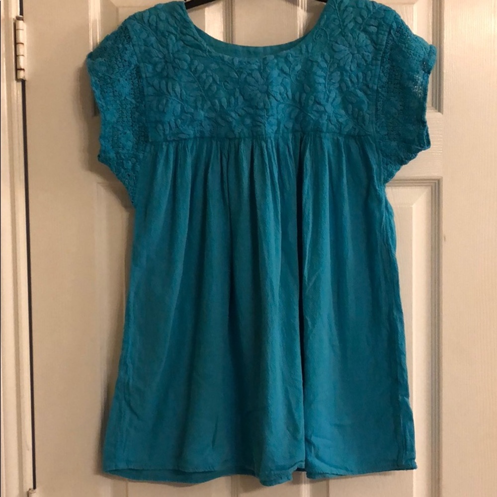Mexican Embroidered Shift Top/dress